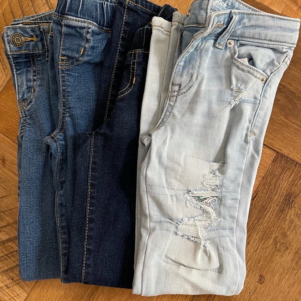 Little girl’s Cat & Jack jean lot